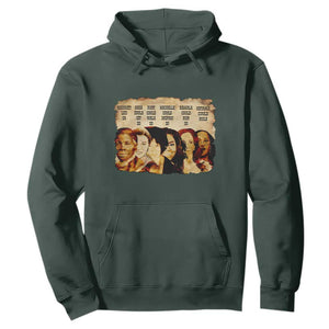 Black History Month Hoodie African American Women Pride TS14 Dark Forest Green Print Your Wear