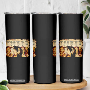 Black History Month Skinny Tumbler African American Women Pride TS14 Print Your Wear