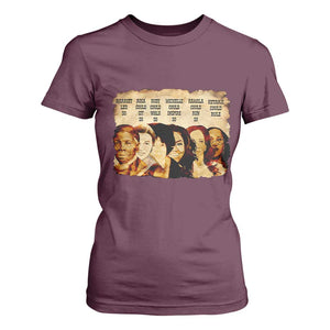 Black History Month T Shirt For Women African American Women Pride TS14 Maroon Print Your Wear