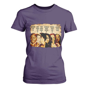 Black History Month T Shirt For Women African American Women Pride TS14 Purple Print Your Wear