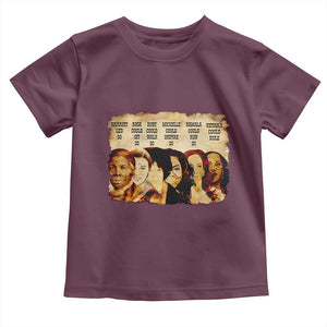 Black History Month Toddler T Shirt African American Women Pride TS14 Maroon Print Your Wear