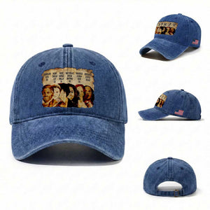 Black History Month Washed Cotton Baseball Cap African American Women Pride TS14 Washed Cap Universal Fit Royal Blue Print Your Wear