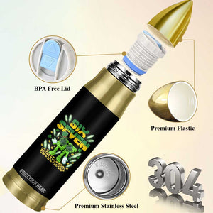 67 Italian Brainrot St Patricks Day Bullet Tumbler Funny Six Seven Leprechaun Playing Baseball Meme TS14 Print Your Wear