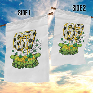 67 Soccer St Patricks Day Garden Flag Funny Six Seven Gen Alpha Meme Drip TS14 Print Your Wear