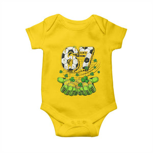 67 Soccer St Patricks Day Baby Onesie Funny Six Seven Gen Alpha Meme Drip TS14 Daisy Print Your Wear