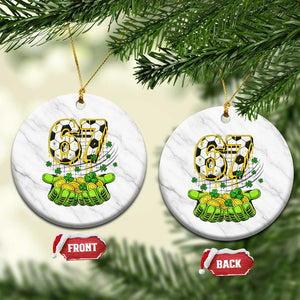 67 Soccer St Patricks Day Ceramic Ornament Funny Six Seven Gen Alpha Meme Drip TS14 1pc White Marble Print Your Wear
