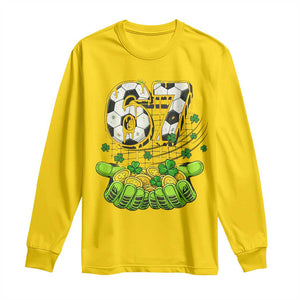 67 Soccer St Patricks Day Long Sleeve Shirt Funny Six Seven Gen Alpha Meme Drip TS14 Daisy Print Your Wear