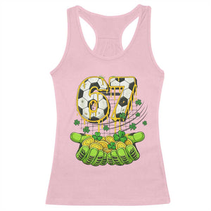 67 Soccer St Patricks Day Racerback Tank Top Funny Six Seven Gen Alpha Meme Drip TS14 Light Pink Print Your Wear
