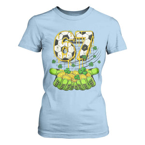 67 Soccer St Patricks Day T Shirt For Women Funny Six Seven Gen Alpha Meme Drip TS14 Light Blue Print Your Wear