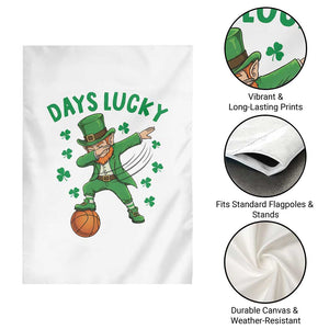 Funny Dabbing Leprechaun St Patricks Day Garden Flag Days Lucky TS14 Print Your Wear
