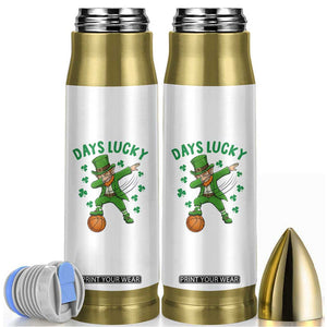 Funny Dabbing Leprechaun St Patricks Day Bullet Tumbler Days Lucky TS14 White Print Your Wear