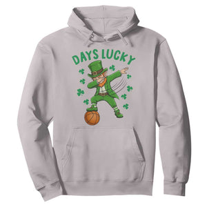 Funny Dabbing Leprechaun St Patricks Day Hoodie Days Lucky TS14 Ice Gray Print Your Wear