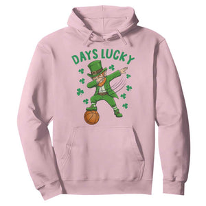 Funny Dabbing Leprechaun St Patricks Day Hoodie Days Lucky TS14 Light Pink Print Your Wear
