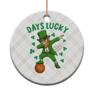 Funny Dabbing Leprechaun St Patricks Day Ceramic Ornament Days Lucky TS14 1pc Christmas Plaid Print Your Wear