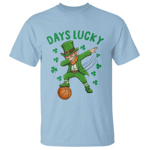 Funny Dabbing Leprechaun St Patricks Day T Shirt Days Lucky TS14 Light Blue Print Your Wear