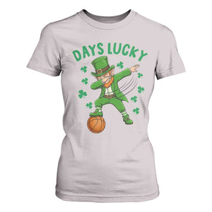 Funny Dabbing Leprechaun St Patricks Day T Shirt For Women Days Lucky TS14 Ice Gray Print Your Wear