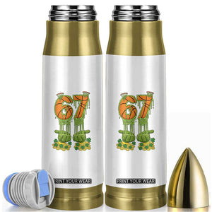 67 Basketball St Patricks Day Bullet Tumbler Funny Six Seven Gen Alpha Meme Drip TS14 White Print Your Wear