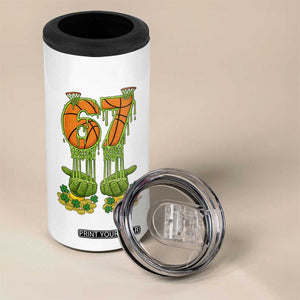 67 Basketball St Patricks Day 4 in 1 Can Cooler Tumbler Funny Six Seven Gen Alpha Meme Drip TS14 Print Your Wear