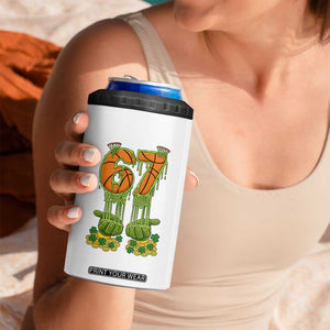 67 Basketball St Patricks Day 4 in 1 Can Cooler Tumbler Funny Six Seven Gen Alpha Meme Drip TS14 Print Your Wear