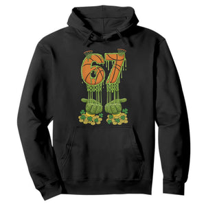 67 Basketball St Patricks Day Hoodie Funny Six Seven Gen Alpha Meme Drip TS14 Black Print Your Wear