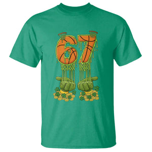 67 Basketball St Patricks Day T Shirt Funny Six Seven Gen Alpha Meme Drip TS14 Irish Green Print Your Wear