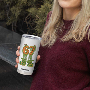 67 Basketball St Patricks Day Tumbler Cup Funny Six Seven Gen Alpha Meme Drip TS14 Print Your Wear