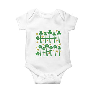 67 St Patricks Day Baby Onesie Funny Six Seven Gen Alpha Meme TS14 White Print Your Wear