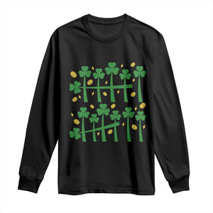 67 St Patricks Day Long Sleeve Shirt Funny Six Seven Gen Alpha Meme TS14 Black Print Your Wear