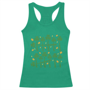 67 St Patricks Day Racerback Tank Top Funny Six Seven Gen Alpha Meme TS14 Irish Green Print Your Wear