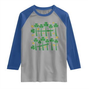 67 St Patricks Day Raglan Shirt Funny Six Seven Gen Alpha Meme TS14 Sport Gray Royal Print Your Wear