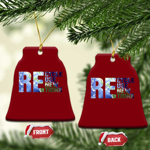 Earth Day Ceramic Ornament Recycle Reuse Renew Rethink TS14 Print Your Wear