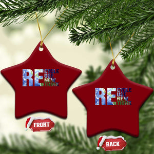 Earth Day Ceramic Ornament Recycle Reuse Renew Rethink TS14 Print Your Wear