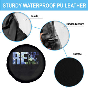 Earth Day Spare Tire Cover Recycle Reuse Renew Rethink TS14 Print Your Wear
