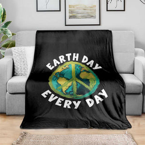 Earth Day Everyday Throw Blanket Peace Sign Nature Lover TS14 Print Your Wear