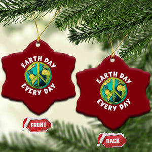 Earth Day Everyday Ceramic Ornament Peace Sign Nature Lover TS14 Print Your Wear