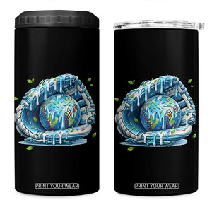 Earth Day 4 in 1 Can Cooler Tumbler Funny Baseball Ice Cream Drip Glove Eco Friendly TS14 One Size: 16 oz Black Print Your Wear