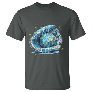 Earth Day T Shirt Funny Baseball Ice Cream Drip Glove Eco Friendly TS14 Dark Heather Print Your Wear