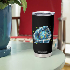 Earth Day Tumbler Cup Funny Baseball Ice Cream Drip Glove Eco Friendly TS14 Print Your Wear
