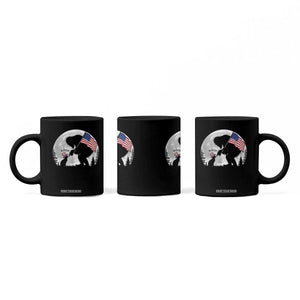 Bigfoot Boop Cat Moon Coffee Mug Funny Sasquatch Meme 4th of July TS14 Print Your Wear