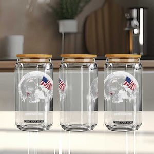 Bigfoot Boop Cat Moon Glass Can Funny Sasquatch Meme 4th of July TS14 Print Your Wear