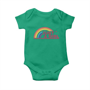 Just A Girl LGBTQ Pride Month Baby Onesie TS14 Irish Green Print Your Wear