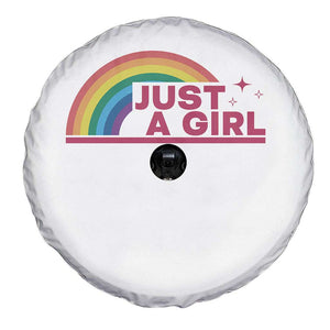 Just A Girl LGBTQ Pride Month Spare Tire Cover TS14 Print Your Wear