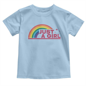 Just A Girl LGBTQ Pride Month Toddler T Shirt