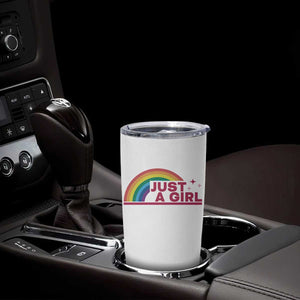 Just A Girl LGBTQ Pride Month Tumbler Cup TS14 Print Your Wear