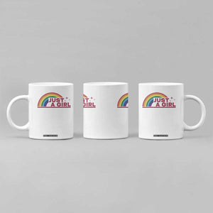 Just A Girl LGBTQ Pride Month Coffee Mug