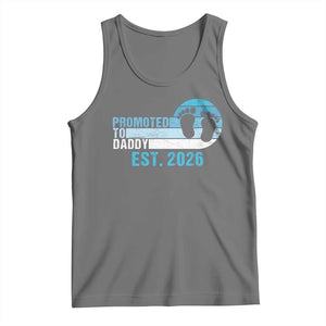 Promoted to Daddy 2026 Tank Top Funny Pregnancy Reveal