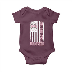 Girl Dad Level Unlocked Baby Onesie Funny New Dad
