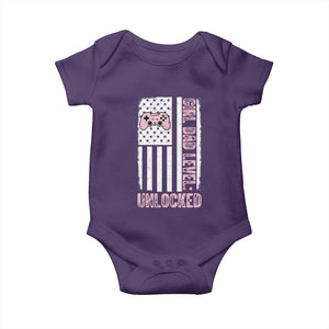 Girl Dad Level Unlocked Baby Onesie Funny New Dad