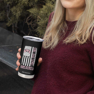Girl Dad Level Unlocked Tumbler Cup Funny New Dad