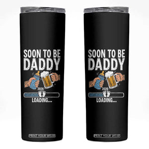 Dad to Be 2026 Skinny Tumbler Promoted To Daddy Beer Lover New Baby Gift